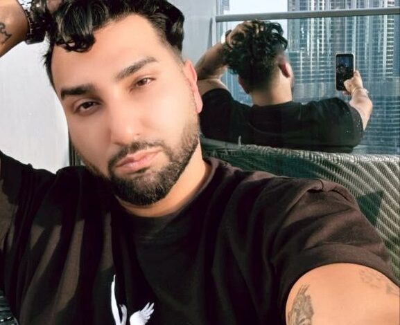 عکس زیبای حسین تهی در دبی