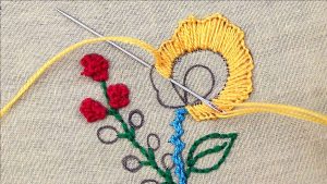 مدل گلدوزی روی مانتو