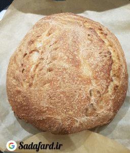 نان حجیم پخته شده با آرد جو