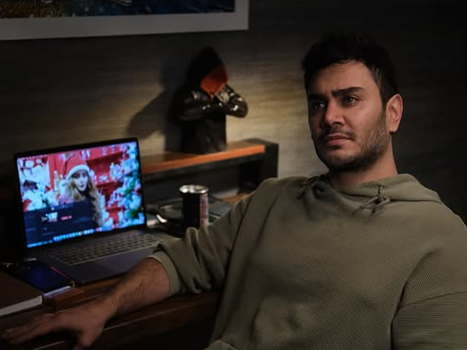 پوریا احمدی سر صحنه فیلمبرداری