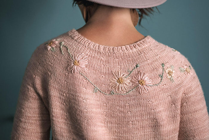 شماره دوزی روی پارچه بافت