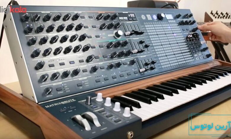 سینتی سایزر ساز تولید کننده صداهای عجیب