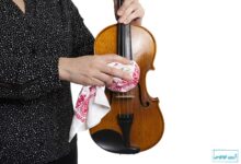 تمیز کردن ویولن