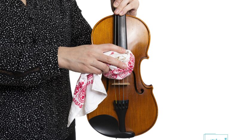 تمیز کردن ویولن