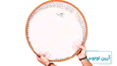 طرز صحیح دست گرفتن دف