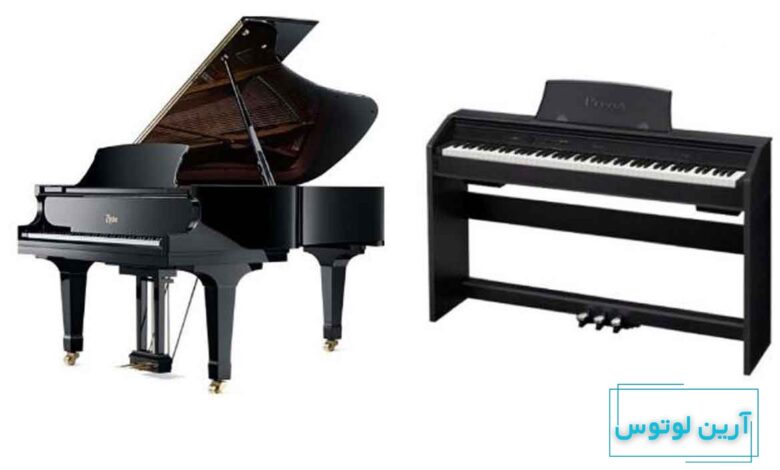 تفاوت پیانو دیجیتال و آکوستیک