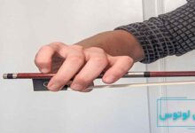 نحوه دست گرفتن آرشه ویولن