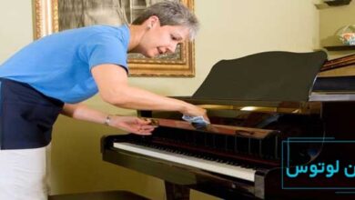 آموزش تمیز کردن پیانو