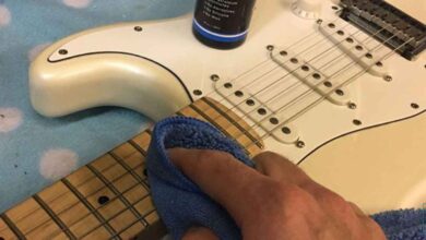 نکات مهم در نظافت گیتار الکتریک