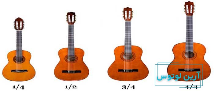 آشنایی با سایز بندی گیتار