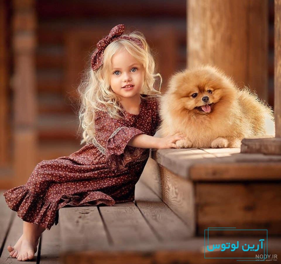 عکس بچه خوشگل چشم رنگی دختر برای پروفایل