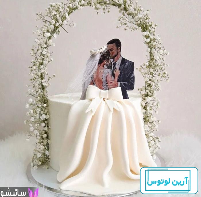 انواع کیک عروسی و تزئینات و روکش های متنوع آن ها - تشریفات آفوربیا