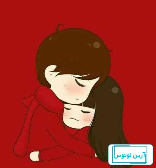تصویر زمینه عاشقانه دونفره کارتونی با کیفیت فوق العاده