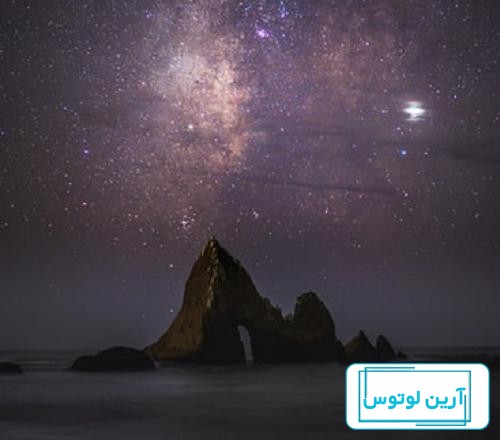 عکس ستاره در آسمان برای پروفایل