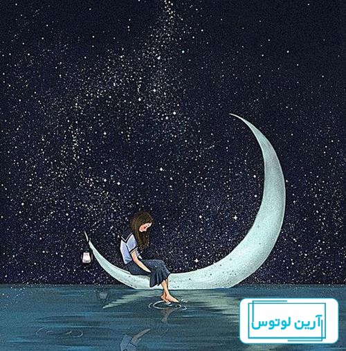 عکس ماه آسمان برای پروفایل