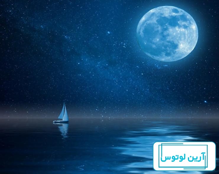 عکس ماه در دست - عکس نودی