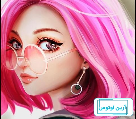 عکس پروفایل انیمه ای صورتی - عکس نودی