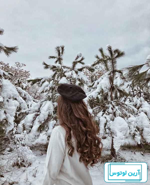عکس پروفایل برفی دخترانه طبیعی