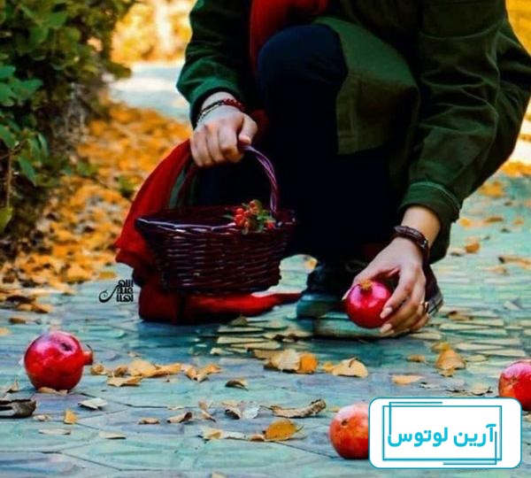 عکس پروفایل دختر شب یلدا