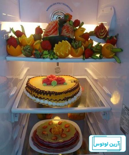 عکس کیک برای یخچال عروس