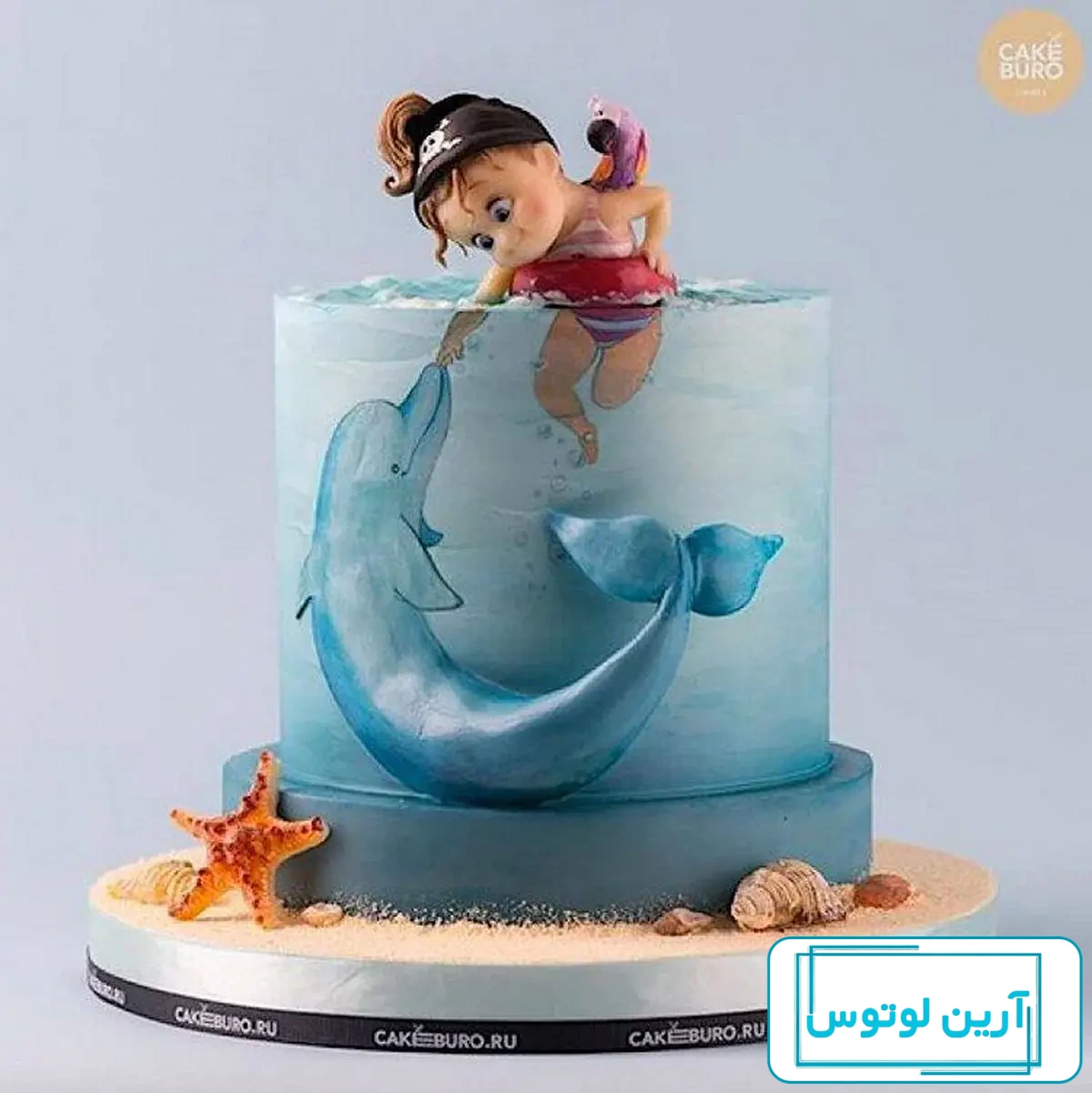 عکس کیک تولد ساده بچه گانه - عکس نودی