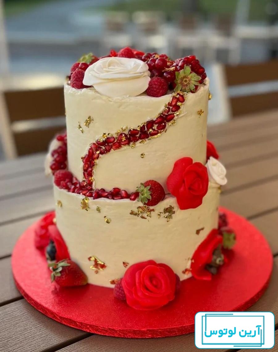 عکس کیک شب یلدا عروس
