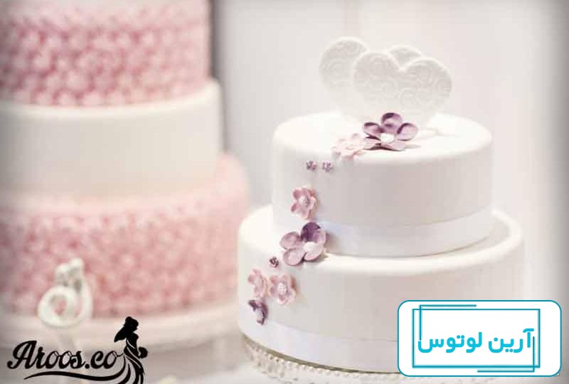 عکس کیک عروسی لاکچری