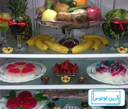 عکس کیک یخچال عروس