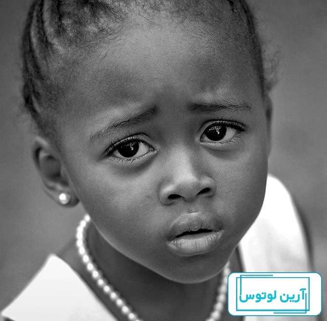 عکس یک دختر سیاه پوست
