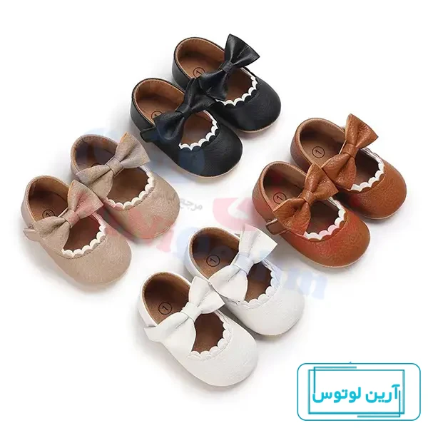 قیمت و خرید پاپوش نوزادی دخترانه طرح قلب - اصیل کالا