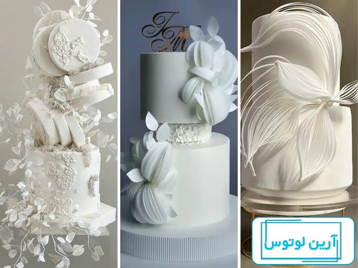 20 مدل از کیک های متفاوت و خاص عروسی ، نامزدی و بله برون - تشریفات مجالس  کاژو