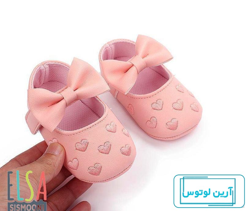 مدل پاپوش بافتنی نوزاد دختر