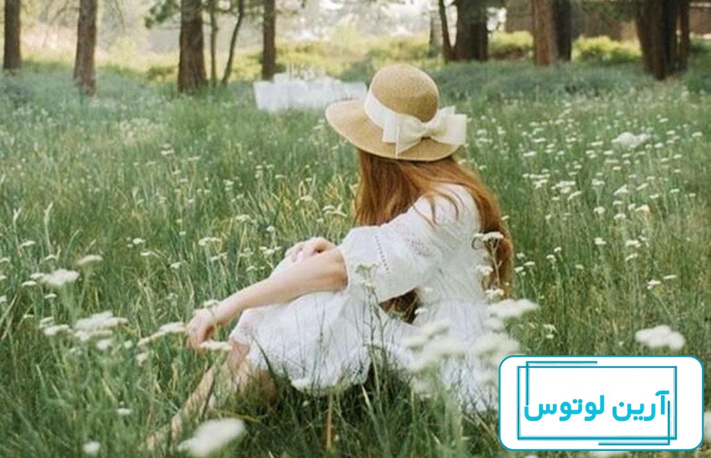 پروفایل بهاری دخترانه جدید و خاص | عکس دختر در فصل بهار
