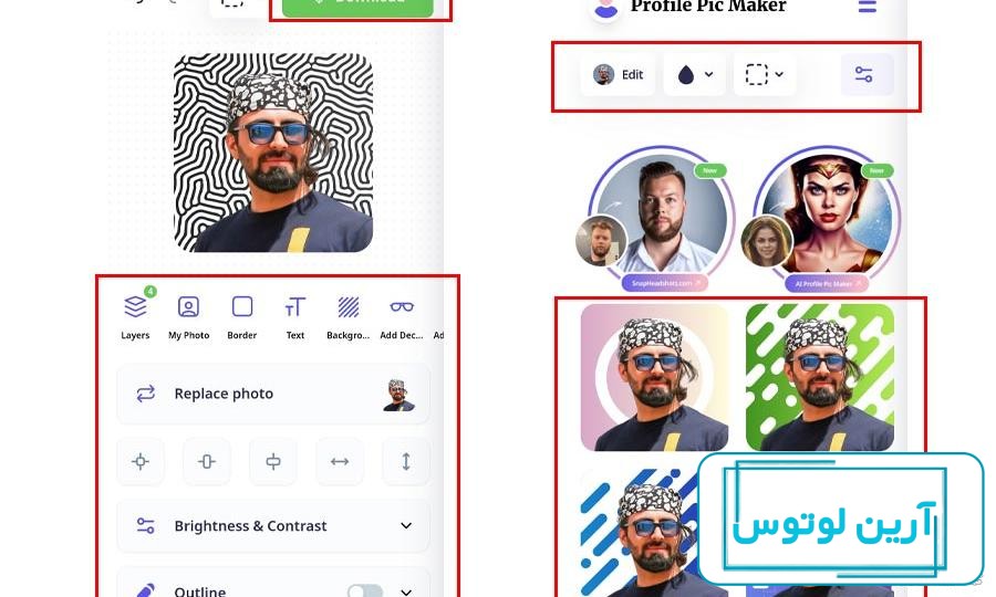 چگونه با هوش مصنوعی عکس پروفایل بسازیم · جدید ۱۴۰۴ -❤️ گهر