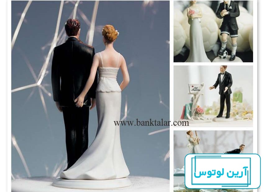 کیک عروس داماد | سرآشپز پاپیون
